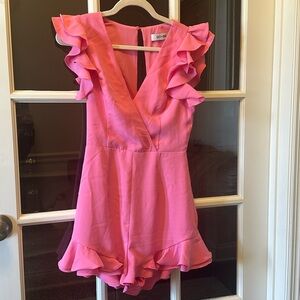 DO+BE Pink Ruffle Dress